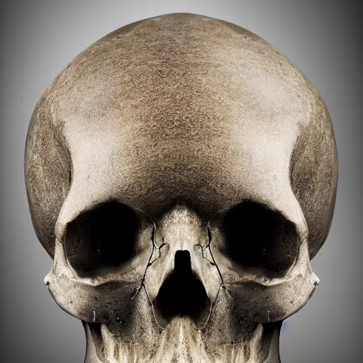 Image similar to A photo of a skull of an Alien, strange object, Alien skull, alien, professional photograph, studio lighting, highly detailed