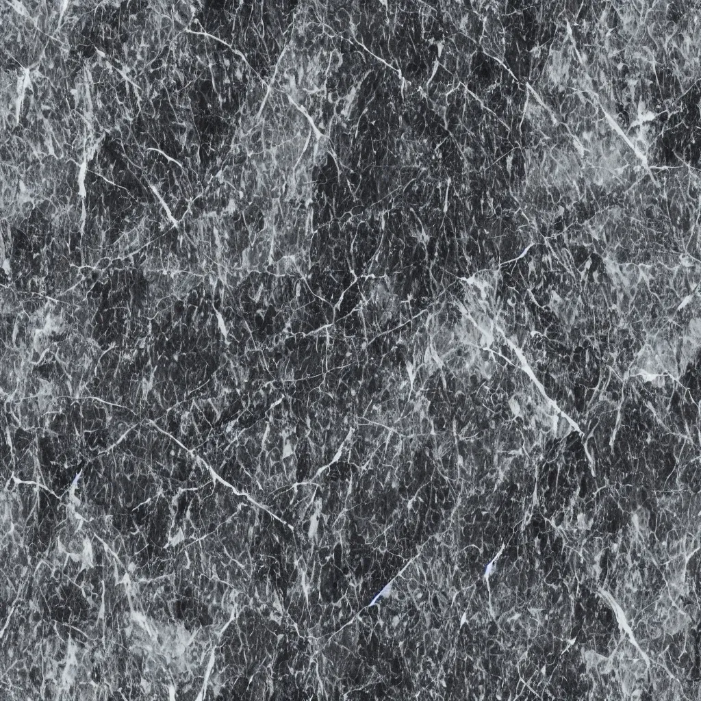 Image similar to 4 k marble texture seamless white and black, material, pbr, high - res