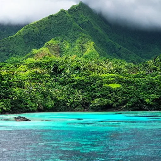 Image similar to samoa landscape, tropical, scenic