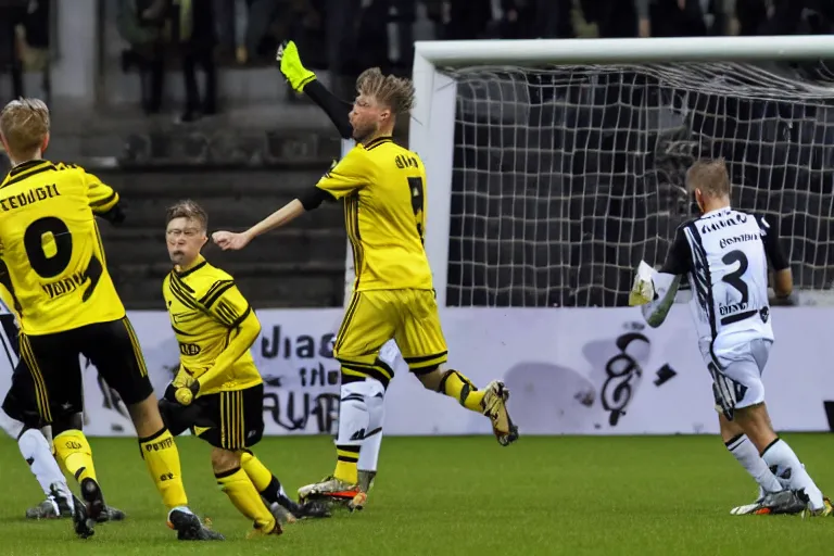 Prompt: Skellefteå AIK playing