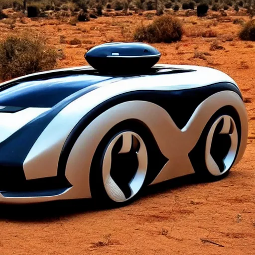 Image similar to futuristic concept car made out of lions