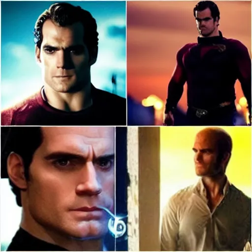 Image similar to Henry Cavill as a JoJo