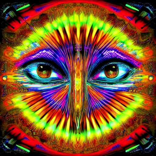 Image similar to crazy highly detailed digital art clocks for eyes psychedelic album cover