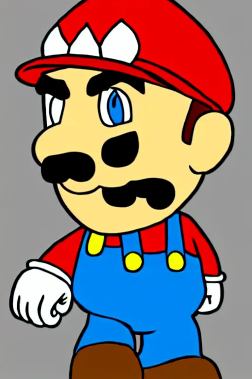 Prompt: walter white, in the style of super mario, highly detailed,