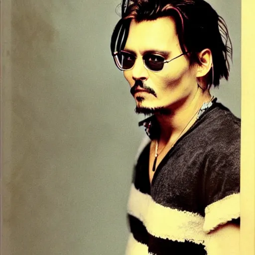 Image similar to johnny depp 1 8 0 0's photograph