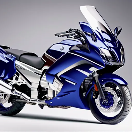 Image similar to yamaha FJR1300, award winning, 8k