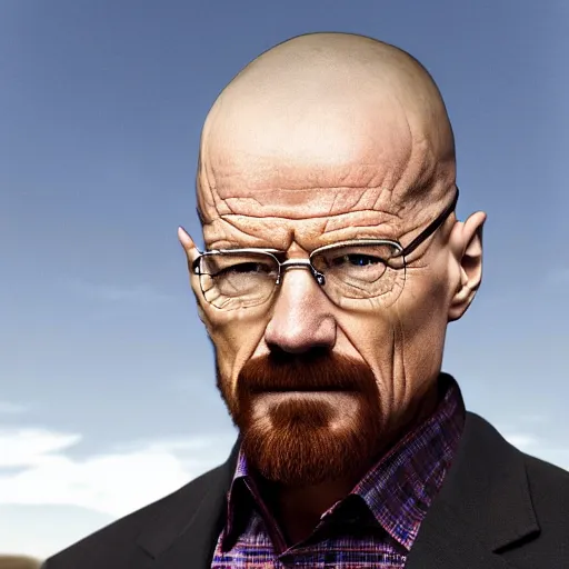 Prompt: walter white as a gigachad