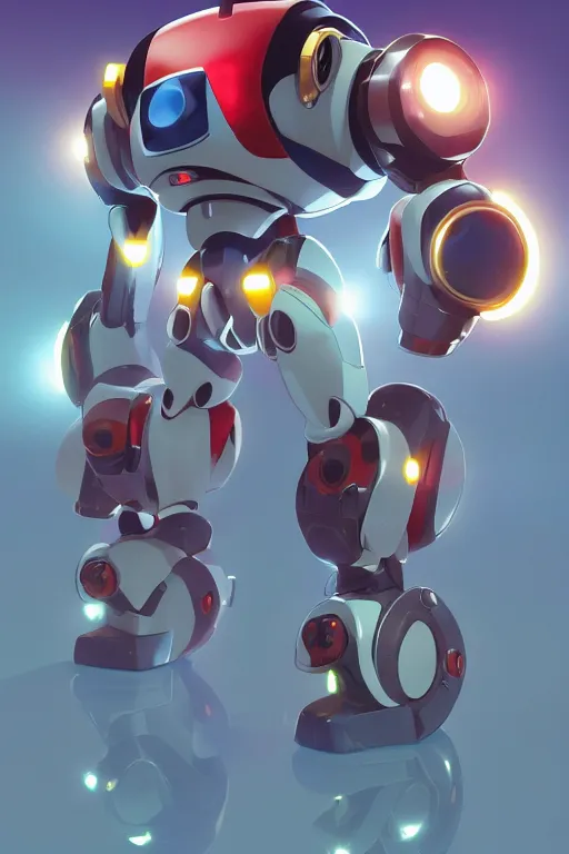 Image similar to metabots medabots medarotto medarot robot minimalist comics, behance hd by jesper ejsing, by rhads, makoto shinkai and lois van baarle, ilya kuvshinov, rossdraws global illumination ray tracing hdr radiating a glowing aura