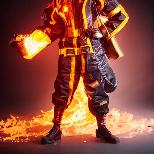 Fire Force Ogun as Brand from league of legends, movie