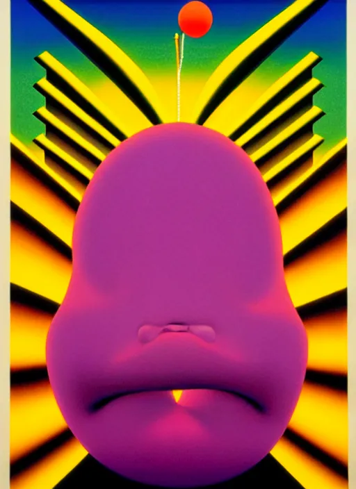 Image similar to greed by shusei nagaoka, kaws, david rudnick, airbrush on canvas, pastell colours, cell shaded, 8 k