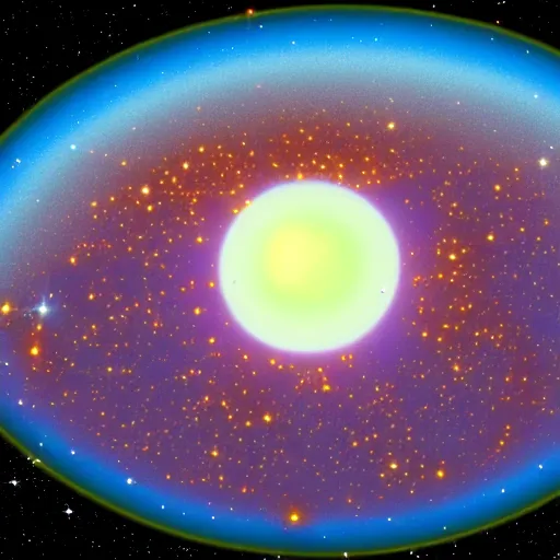 Prompt: astrophotography from james webb telescope of the entire universe uniting again into perfect love and pure consciousness, defeating the big bang!! final victory of order over disorder!! final defeat of entropy! end of time, galactic scale!! accurate physics mathematics, 8 k, smooth, sharp focus