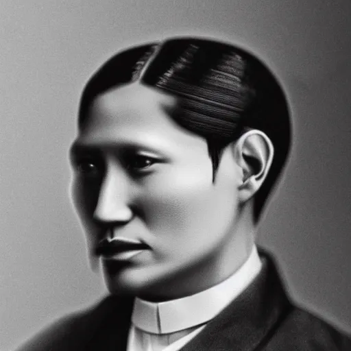 Image similar to photo portrait of jose rizal at 3 0 years old wearing modern clothes, photo taken in 2 0 2 0, detailed, award winning photography