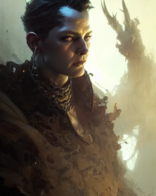 Prompt: mysterious the shadow, fantasy character portrait, ultra realistic, concept art, intricate details, highly detailed by greg rutkowski, gaston bussiere, craig mullins, simon bisley