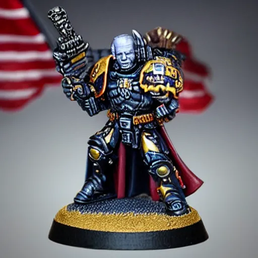 Image similar to Joe Biden Warhammer 40k Emperor