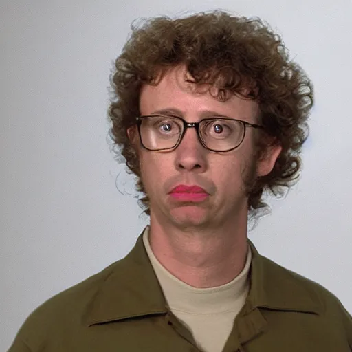 Prompt: Middle Aged Napoleon Dynamite