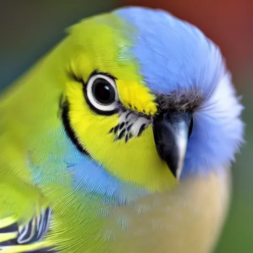 Image similar to the happiest budgie ever