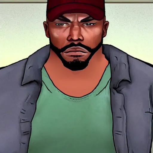 Prompt: Carl Jonson from GTA San Andreas looks like jojo