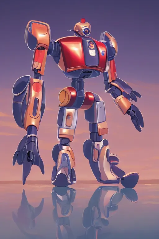 Image similar to metabots medabots medarotto medarot robot minimalist comics, behance hd by jesper ejsing, by rhads, makoto shinkai and lois van baarle, ilya kuvshinov, rossdraws global illumination ray tracing hdr radiating a glowing aura