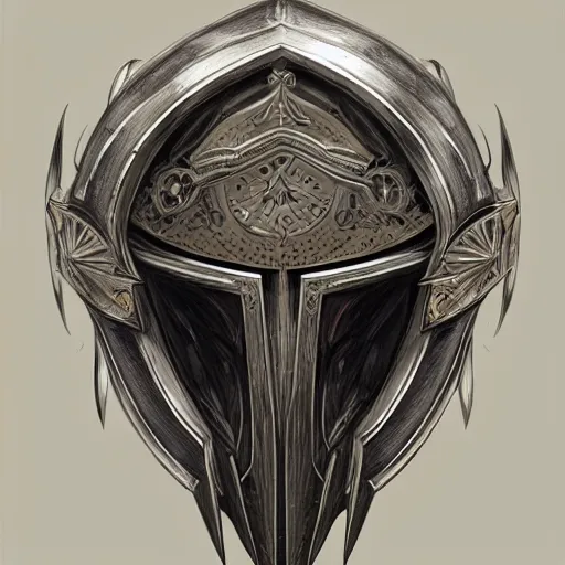 Image similar to perfectly - centered - portrait of a templar knight helmet design inspired by dracula, intricate, highly detailed, digital painting, artstation, concept art, smooth, sharp focus, illustration, unreal engine 5, 8 k, art by artgerm and greg rutkowski and alphonse mucha
