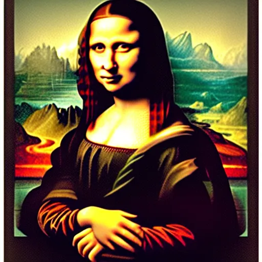 Prompt: Millie Bobby Brown as the Mona Lisa