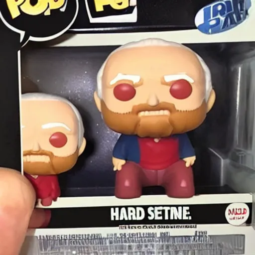 Image similar to hide the pain harold as a funko pop