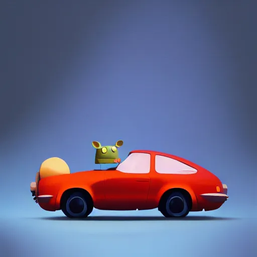 Prompt: goro fujita ilustration car, painting by goro fujita, sharp focus, highly detailed, artstation