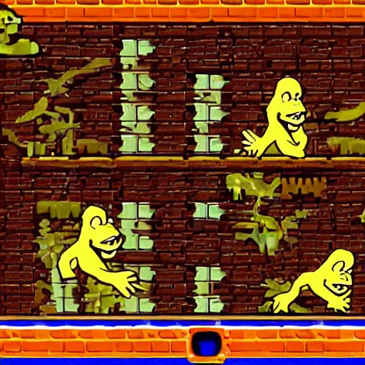 Image similar to screenshot of joe biden starring in donkey kong ( video game )
