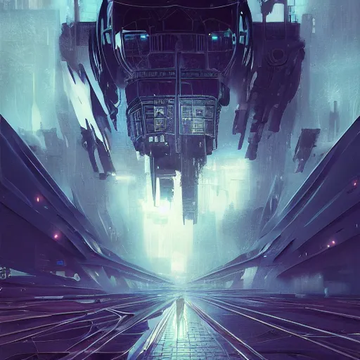 Image similar to it isn't all bad. darkness is where the stars are, set in the future 2 1 5 0, highly detailed face, very intricate, symmetrical, cinematic lighting, award - winning, painted by mandy jurgens, pan futurism, dystopian, bold colors, dark vibes, cyberpunk, groovy vibe, anime aesthetic, featured on artstation