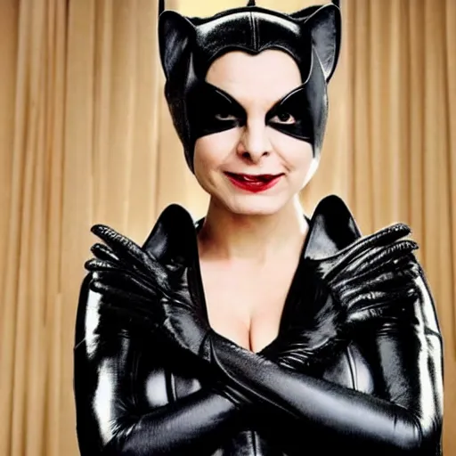 Image similar to alexandra d'addario as catwoman