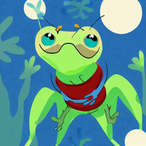 Image similar to anthro cartoon gecko wearing a hoodie, large cute eyes, in the jungle, animated, illustration, concept art.