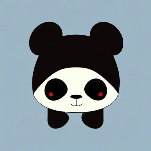 Prompt: a chibi panda bear, studio ghibli