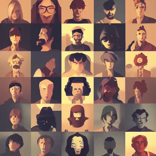 Image similar to face icon vector minimalist steven king, loftis, cory behance hd by jesper ejsing, by rhads, makoto shinkai and lois van baarle, ilya kuvshinov, rossdraws global illumination