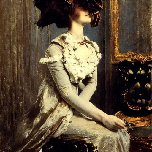 Image similar to automaton by alfred stevens