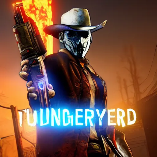 Image similar to the gunslinger in dead by daylight