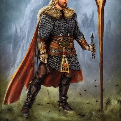 Prompt: norse warrior