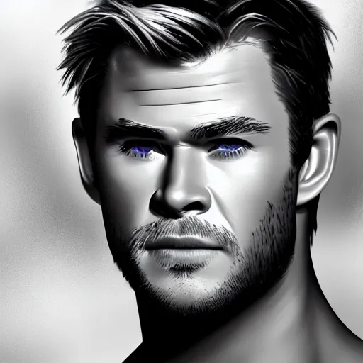 Chris Hemsworth by ZeusGODOFSKY on DeviantArt