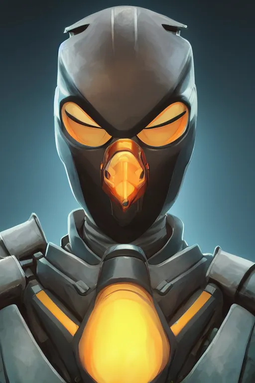 Image similar to epic mask helmet robot ninja portrait stylized as fornite style game design fanart by concept artist gervasio canda, behance hd by jesper ejsing, by rhads, makoto shinkai and lois van baarle, ilya kuvshinov, rossdraws global illumination radiating a glowing aura global illumination ray tracing hdr render in unreal engine 5