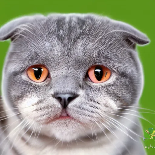 Prompt: scottish fold, photo realistic