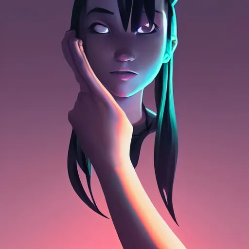 Image similar to face icon stylized minimalist nintendo ds, loftis, cory behance hd by jesper ejsing, by rhads, makoto shinkai and lois van baarle, ilya kuvshinov, rossdraws global illumination