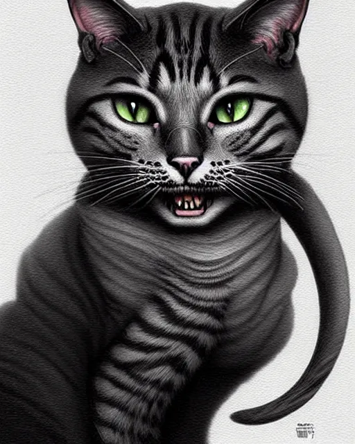 Prompt: A cat grim reaper, highly detailed, intricate feline patterns, sharp focus, art by Artgerm and Greg Rutkowski and WLOP