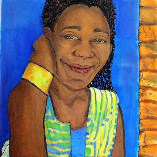 Prompt: art by yvonne coleman burney