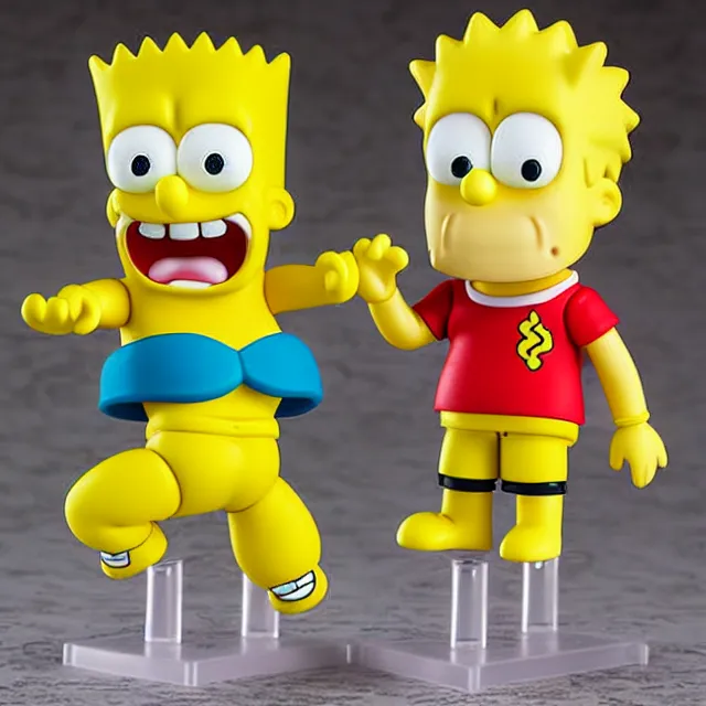 Image similar to spongebart simpsonpants, an anime nendoroid of spongebart simpsonpants, figurine, detailed product photo