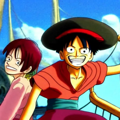 Image similar to luffy in Treasure Planet movie