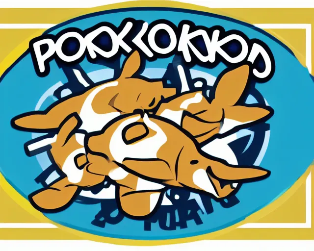 Prompt: pokoanboi logo