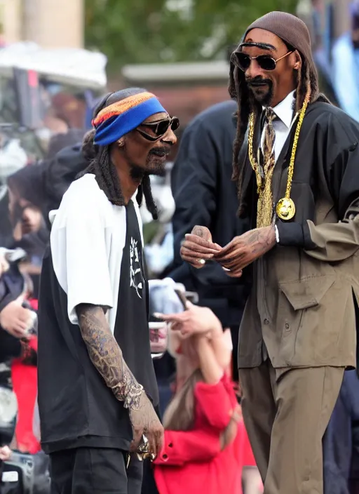 Image similar to Distributing hat on Snoop dogg,harry potter