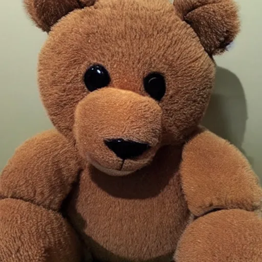 Prompt: ( ( ( teddy bear ) ) ) with human eyes!!!