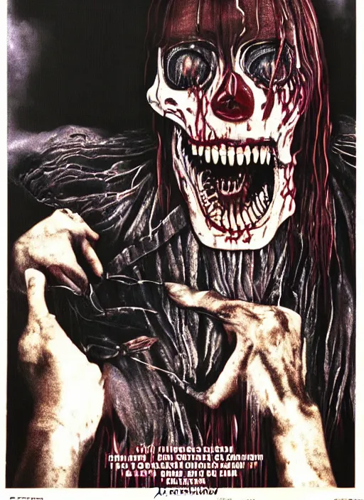 Image similar to horror practical fx of an a dismembered human with crooked teeth in the middle of a room by dario argento and david cronenberg 1 9 7 0 creepshow