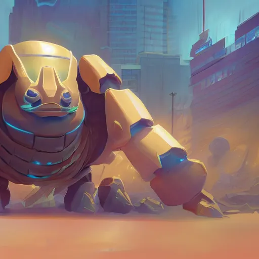 Prompt: upper body illustration of a cybernetic blastoise, mattepainting concept blizzard pixar maya engine on stylized background splash comics global illumination lighting artstation, sharp focus, lois van baarle, ilya kuvshinov, rossdraws