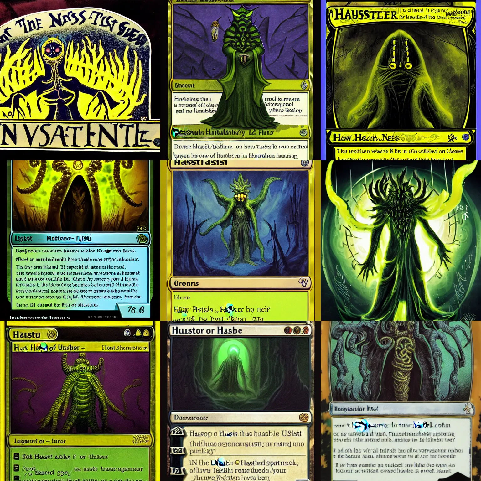 Prompt: Hastur the unspeakable, he who's name must never be uttered aloud