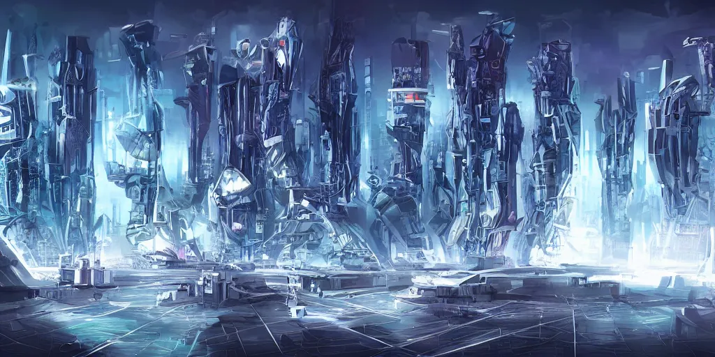 Image similar to futuristic city